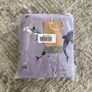 Kyte BABY Taro Shark Crib Sheet